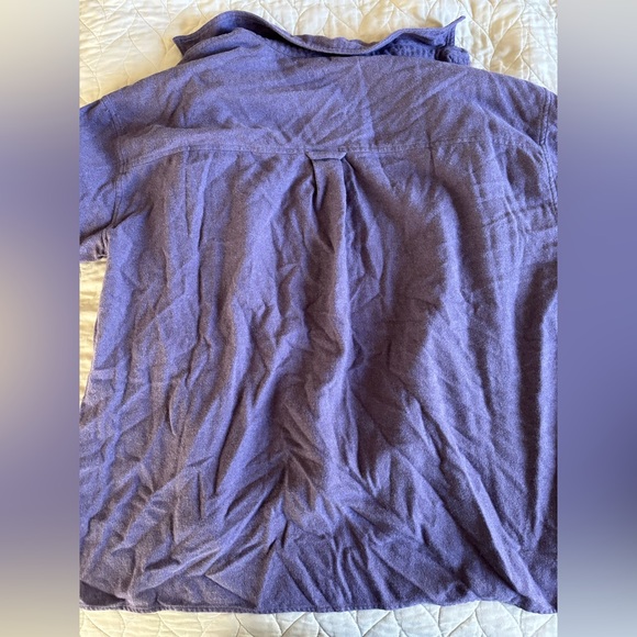 MADEWELL PURPLE SMOKEY GRAPE BRUSHED OVERSIZE SHIRT JACKET SIZE XL πππ - Picture 5 of 7